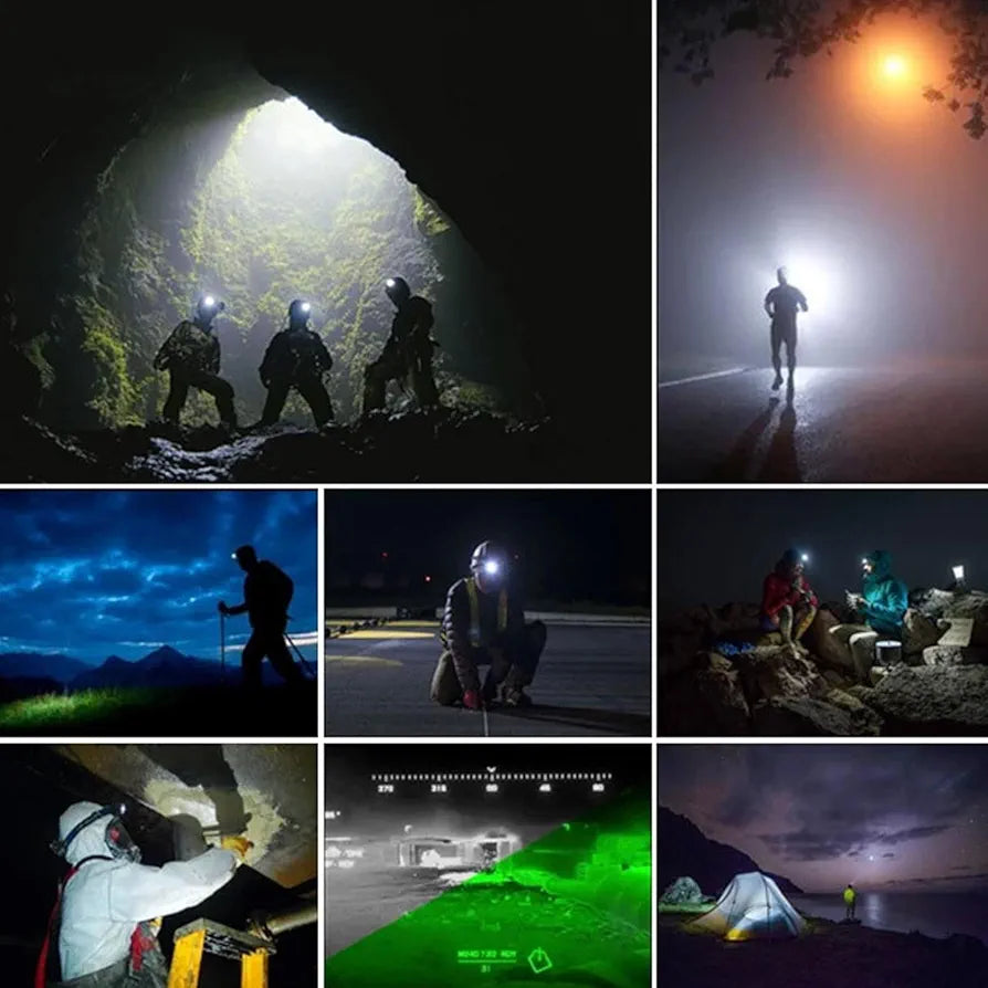 VisionPro™ | Linterna Frontal LED con Sensor (230°)
