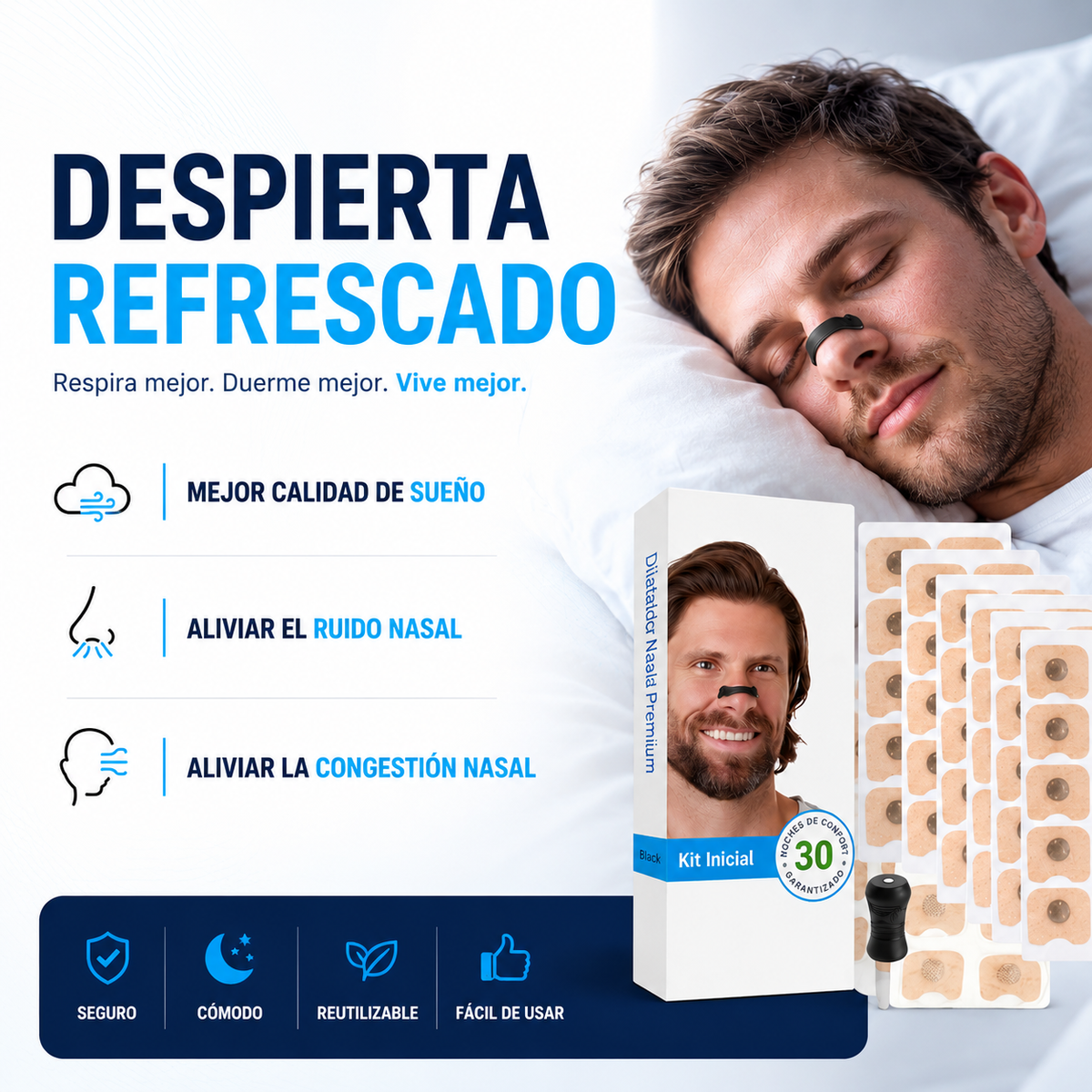 AeroSleep™ | Dilatador Nasal Anti-Ronquidos