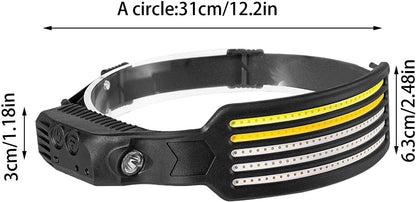 VisionPro™ | Linterna Frontal LED con Sensor (230°)