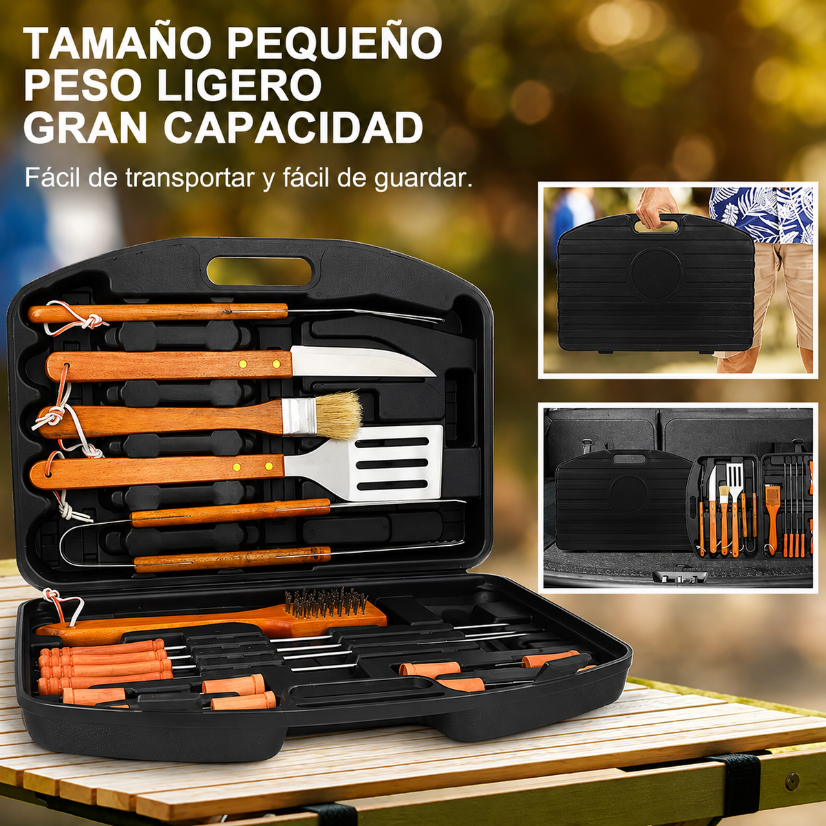 Set Parrillero Asado 18 Piezas | Especial Fiestas Patrias