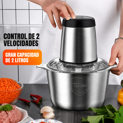 Procesadora y Picadora Eléctrica 2L | Especial Fiestas Patrias