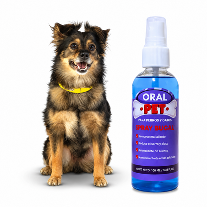 Spray Bucal para Mascotas OralPet™ | Aliento Fresco