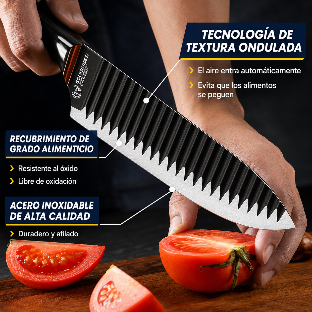 Set de Cuchillos Antiadherentes PRO | Especial Fiestas Patrias