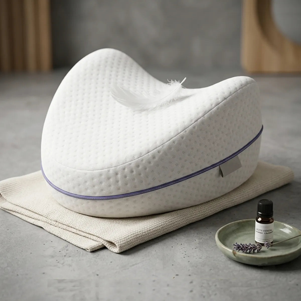 Almohada Ortopédica para Piernas: Alivio de Espalda y Caderas